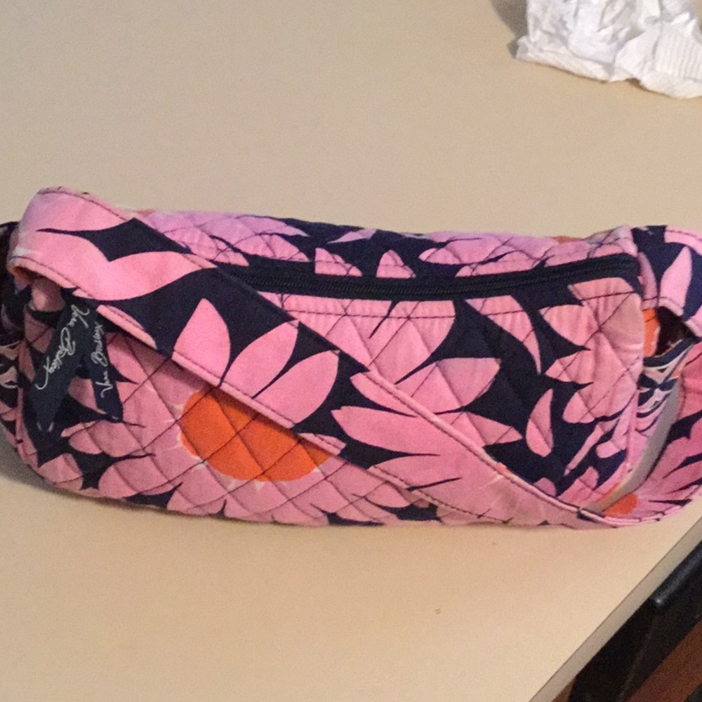 Vera Bradley Pocketbook,pink blue orange white,